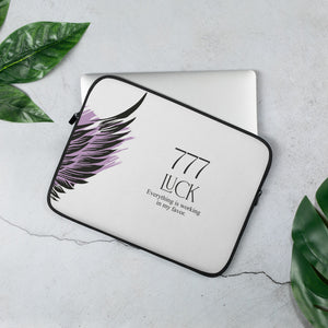 Open image in slideshow, Angel Number &#39;777&#39; Laptop Sleeve
